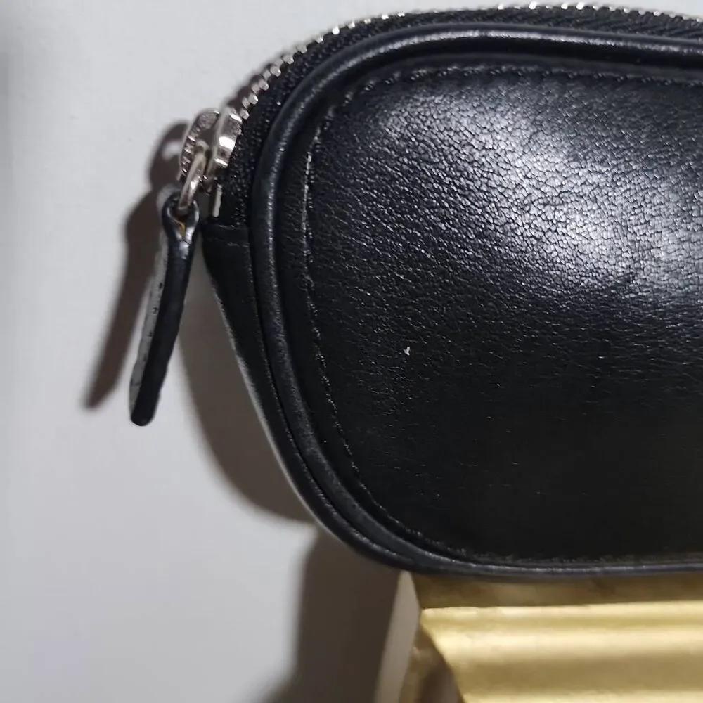 Vintage Coach black leather eyeglass or sunglasses case